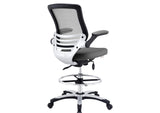 EEI-211-GRY Edge Drafting Chair By Modway
