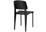 EEI-214-BLK-BLK Cabin Dining Side Chair By Modway