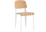 EEI-214-NAT-WHI Cabin Dining Side Chair By Modway