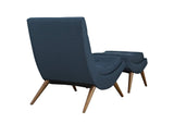 EEI-2143-AZU Ramp Upholstered Fabric Lounge Chair Set By Modway