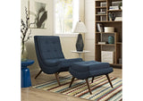 EEI-2143-AZU Ramp Upholstered Fabric Lounge Chair Set By Modway