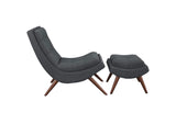 EEI-2143-GRY Ramp Upholstered Fabric Lounge Chair Set By Modway
