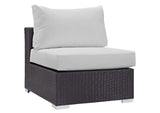 EEI-2157-EXP-WHI-SET Convene 7 Piece Outdoor Patio Sectional Set By Modway