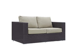 EEI-2159-EXP-BEI-SET Convene 8 Piece Outdoor Patio Sofa Set By Modway