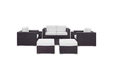 EEI-2159-EXP-WHI-SET Convene 8 Piece Outdoor Patio Sofa Set By Modway