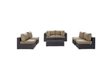 EEI-2164-EXP-MOC-SET Convene 7 Piece Outdoor Patio Sectional Set By Modway