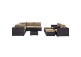 EEI-2169-EXP-MOC-SET Convene 10 Piece Outdoor Patio Sectional Set By Modway
