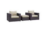 EEI-2174-EXP-BEI-SET Convene 3 Piece Outdoor Patio Sofa Set By Modway