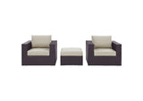 EEI-2174-EXP-BEI-SET Convene 3 Piece Outdoor Patio Sofa Set By Modway