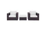 EEI-2174-EXP-WHI-SET Convene 3 Piece Outdoor Patio Sofa Set By Modway