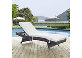 EEI-2179-EXP-WHI Convene Outdoor Patio Chaise By Modway