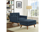 EEI-2187-AZU-SET Engage 2 Piece Armchair And Ottoman By Modway