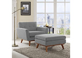 EEI-2187-GRY-SET Engage 2 Piece Armchair And Ottoman By Modway