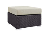 EEI-2202-EXP-BEI-SET Convene 4 Piece Outdoor Patio Sectional Set By Modway