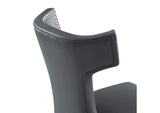 EEI-2220-GRY Curve Vegan Leather Dining Chair By Modway