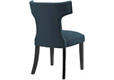 EEI-2221-AZU Curve Fabric Dining Chair By Modway