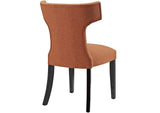 EEI-2221-ORA Curve Fabric Dining Chair By Modway