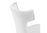 EEI-2221-WHI Curve Fabric Dining Chair By Modway