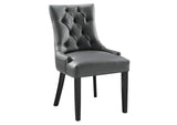 EEI-2222-GRY Regent Tufted Vegan Leather Dining Chair By Modway