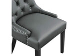 EEI-2222-GRY Regent Tufted Vegan Leather Dining Chair By Modway