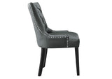 EEI-2222-GRY Regent Tufted Vegan Leather Dining Chair By Modway