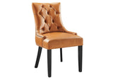 EEI-2222-TAN Regent Tufted Vegan Leather Dining Chair By Modway