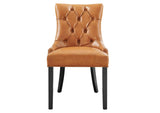 EEI-2222-TAN Regent Tufted Vegan Leather Dining Chair By Modway