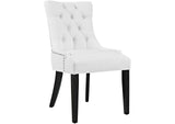 EEI-2222-WHI Regent Tufted Vegan Leather Dining Chair By Modway