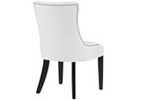 EEI-2222-WHI Regent Tufted Vegan Leather Dining Chair By Modway