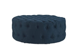 EEI-2225-AZU Amour Upholstered Fabric Ottoman By Modway