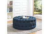 EEI-2225-AZU Amour Upholstered Fabric Ottoman By Modway