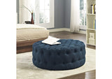 EEI-2225-AZU Amour Upholstered Fabric Ottoman By Modway