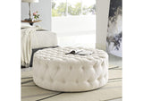 EEI-2225-BEI Amour Upholstered Fabric Ottoman By Modway