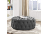 EEI-2225-GRY Amour Upholstered Fabric Ottoman By Modway