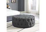 EEI-2225-GRY Amour Upholstered Fabric Ottoman By Modway
