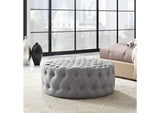 EEI-2225-LGR Amour Upholstered Fabric Ottoman By Modway