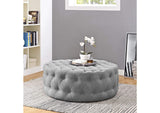 EEI-2225-LGR Amour Upholstered Fabric Ottoman By Modway