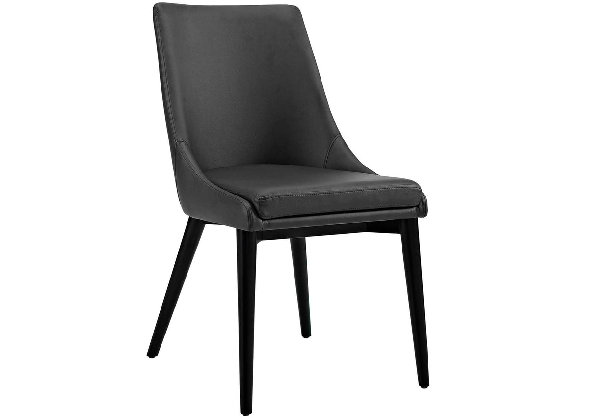 EEI-2226-BLK Viscount Vegan Leather Dining Chair By Modway