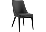 EEI-2226-BLK Viscount Vegan Leather Dining Chair By Modway