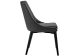 EEI-2226-BLK Viscount Vegan Leather Dining Chair By Modway