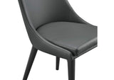 EEI-2226-GRY Viscount Vegan Leather Dining Chair By Modway