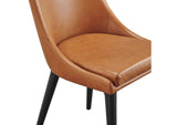 EEI-2226-TAN Viscount Vegan Leather Dining Chair By Modway