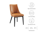 EEI-2226-TAN Viscount Vegan Leather Dining Chair By Modway