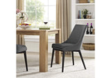 EEI-2227-GRY Viscount Fabric Dining Chair By Modway