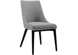 EEI-2227-LGR Viscount Fabric Dining Chair By Modway