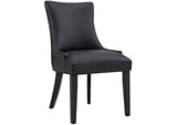 EEI-2228-BLK Marquis Vegan Leather Dining Chair By Modway
