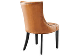 EEI-2228-TAN Marquis Vegan Leather Dining Chair By Modway