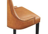 EEI-2228-TAN Marquis Vegan Leather Dining Chair By Modway