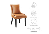 EEI-2228-TAN Marquis Vegan Leather Dining Chair By Modway
