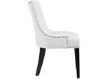 EEI-2228-WHI Marquis Vegan Leather Dining Chair By Modway